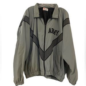 1980s Vtg Army Light Reflective Skilcraft Windbreaker Men’s Jacket Size Large